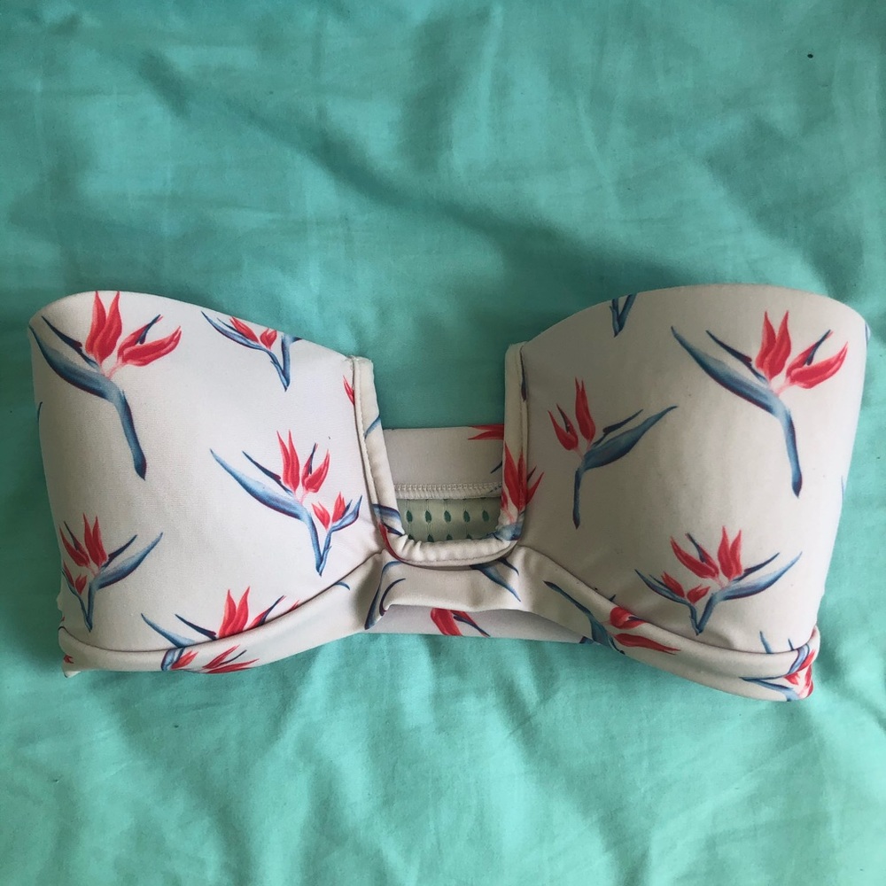 Acacia swimwear bird of paradise top